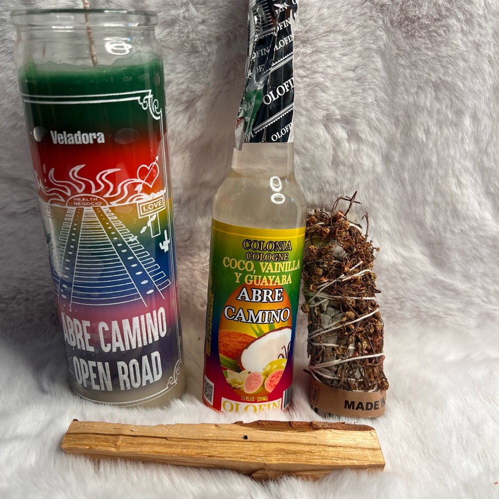 Veladora Open Road Candle and Aromatherapy Set